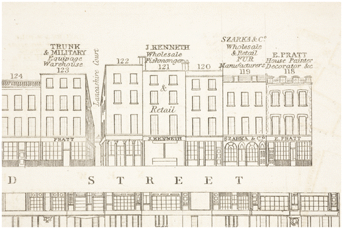 Figure 2. New Bond Street illustrated by Tallis (Courtesy, The Lilly Library, Indiana University, Bloomington, Indiana).