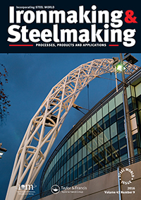 Cover image for Ironmaking & Steelmaking, Volume 43, Issue 9, 2016