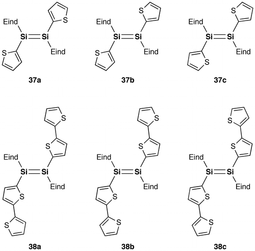 Figure 19. Rotational isomers of 37 and 38.