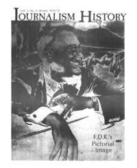 Cover image for Journalism History, Volume 5, Issue 4, 1978