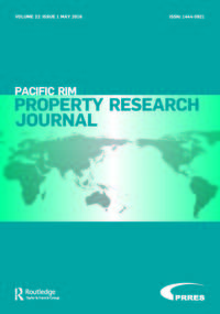 Cover image for Pacific Rim Property Research Journal, Volume 22, Issue 1, 2016