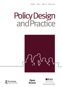 Cover image for Policy Design and Practice, Volume 6, Issue 2, 2023