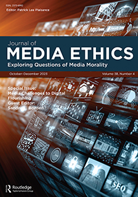 Cover image for Journal of Media Ethics, Volume 38, Issue 4, 2023