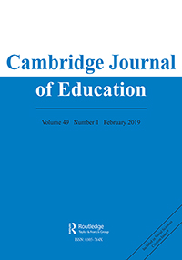 Cover image for Cambridge Journal of Education, Volume 49, Issue 1, 2019