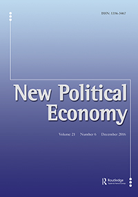 Cover image for New Political Economy, Volume 21, Issue 6, 2016