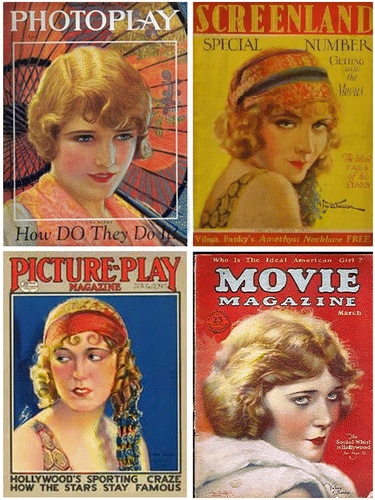 Figure 1. The blonde cover girl.