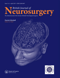 Cover image for British Journal of Neurosurgery, Volume 31, Issue 2, 2017