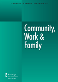 Cover image for Community, Work & Family, Volume 26, Issue 5, 2023