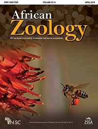 Cover image for African Zoology, Volume 53, Issue 1, 2018