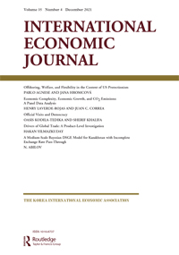 Cover image for International Economic Journal, Volume 35, Issue 4, 2021