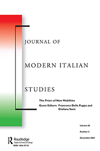 Cover image for Journal of Modern Italian Studies, Volume 26, Issue 5, 2021