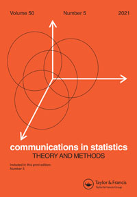 Cover image for Communications in Statistics - Theory and Methods, Volume 50, Issue 5, 2021