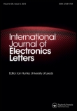 Cover image for International Journal of Electronics Letters, Volume 3, Issue 1, 2015