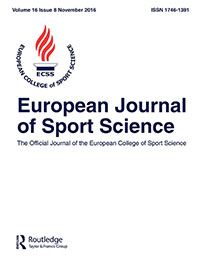Cover image for European Journal of Sport Science, Volume 16, Issue 8, 2016