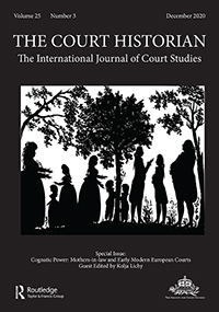 Cover image for The Court Historian, Volume 25, Issue 3, 2020