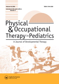 Cover image for Physical & Occupational Therapy In Pediatrics, Volume 44, Issue 4, 2024