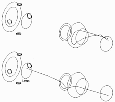 FIG. 19 Turbine chamber penetration in the still tube configuration.