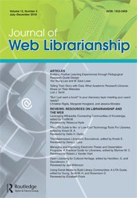 Cover image for Journal of Web Librarianship, Volume 12, Issue 4, 2018