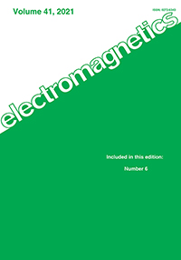 Cover image for Electromagnetics, Volume 41, Issue 6, 2021