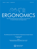 Cover image for Ergonomics, Volume 57, Issue 11, 2014