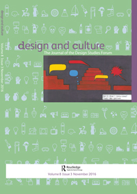 Cover image for Design and Culture, Volume 8, Issue 3, 2016