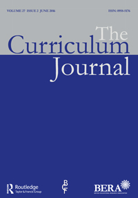 Cover image for The Curriculum Journal, Volume 27, Issue 2, 2016