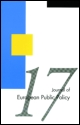 Cover image for Journal of European Public Policy, Volume 16, Issue 6, 2009