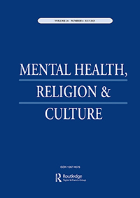 Cover image for Mental Health, Religion & Culture, Volume 26, Issue 6, 2023