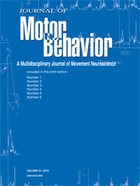 Cover image for Journal of Motor Behavior, Volume 51, Issue 5, 2019