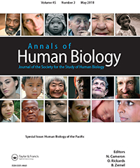 Cover image for Annals of Human Biology, Volume 45, Issue 3, 2018
