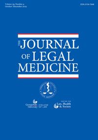 Cover image for Journal of Legal Medicine, Volume 15, Issue 4, 1994