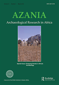 Cover image for Azania: Archaeological Research in Africa, Volume 51, Issue 1, 2016