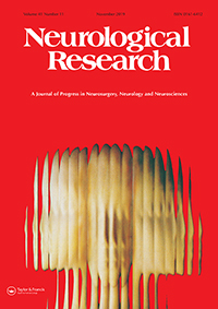 Cover image for Neurological Research, Volume 41, Issue 11, 2019