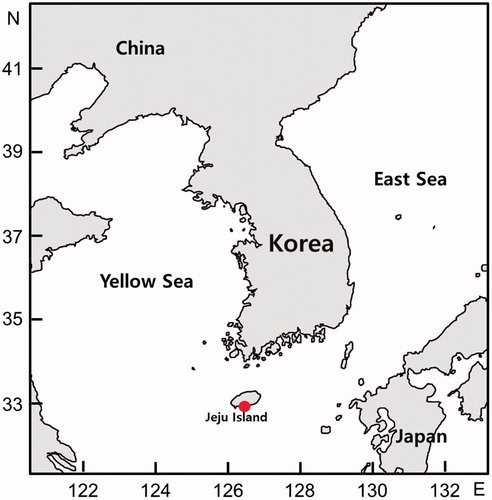 Figure 1. Collecting site (red circle) of C. crenilabis.