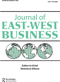 Cover image for Journal of East-West Business, Volume 26, Issue 3, 2020