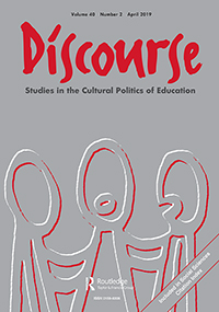 Cover image for Discourse: Studies in the Cultural Politics of Education, Volume 40, Issue 2, 2019