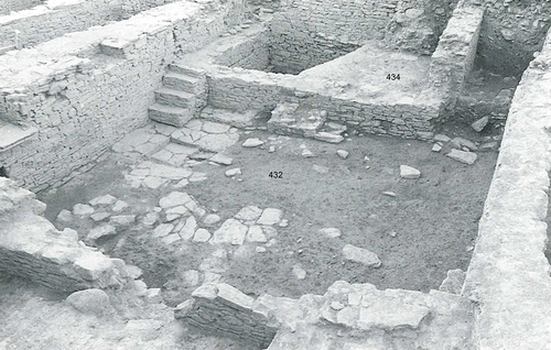 Figure 13. Photo of complex 432–434 from north-west (after Callieri et al. 1992, pls X.2, XI.1).