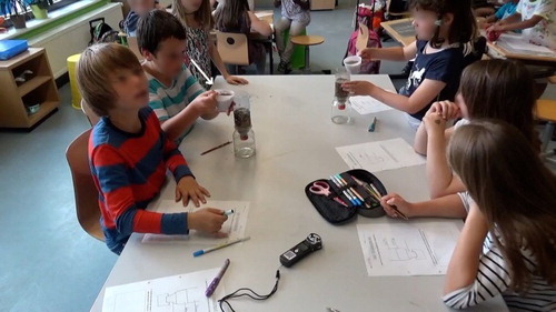 Figure 14. Pedro and Laura both volunteer to be first to test the water filter.