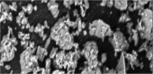 Figure 1. Microstructural analysis of the nano clay