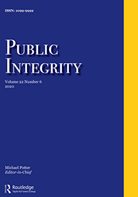 Cover image for Public Integrity, Volume 22, Issue 6, 2020