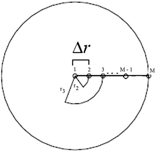 Figure 4. Model spherical capsule in solid or liquid phase.