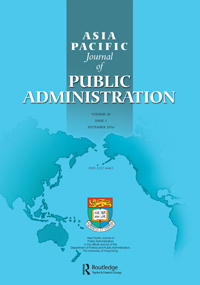 Cover image for Asia Pacific Journal of Public Administration, Volume 38, Issue 3, 2016