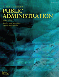 Cover image for International Journal of Public Administration, Volume 45, Issue 16, 2022