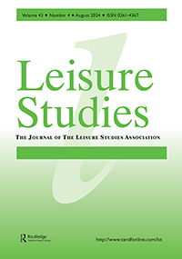 Cover image for Leisure Studies