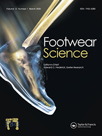 Cover image for Footwear Science, Volume 12, Issue 1, 2020