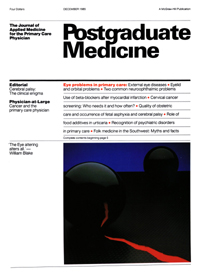 Cover image for Postgraduate Medicine, Volume 78, Issue 8, 1985
