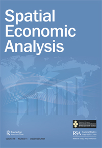 Cover image for Spatial Economic Analysis, Volume 16, Issue 4, 2021