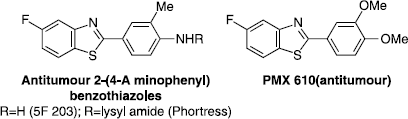 Figure 1 Antitumour benzothiazoles.