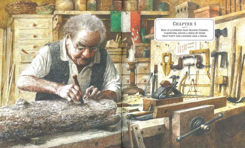 Illustrasjon 2. Collodi, Carlo. Pinocchio. Storia di un burattino. Milano: La Margherita Edizioni, Citation2005. Illustrasjoner av Roberto Innocenti.