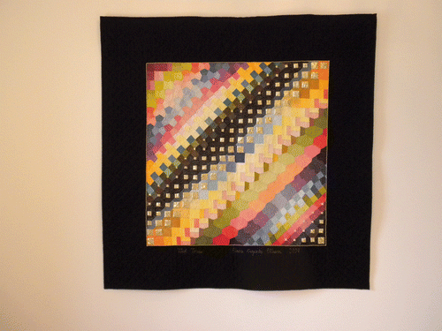 Figure 7. Elaine Krajenke Ellison (http://www.mathematicalquilts.com/), Tiled Torus, 2009. Fabric quilt, thread painting, 36″ × 36″. See insert for colour version of this figure.